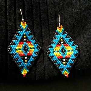 Handmade beaded earings